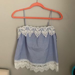 Express lace top